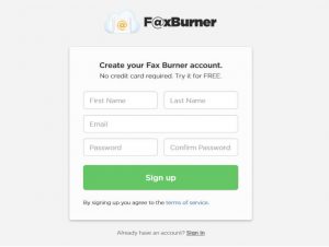 Faxburner App